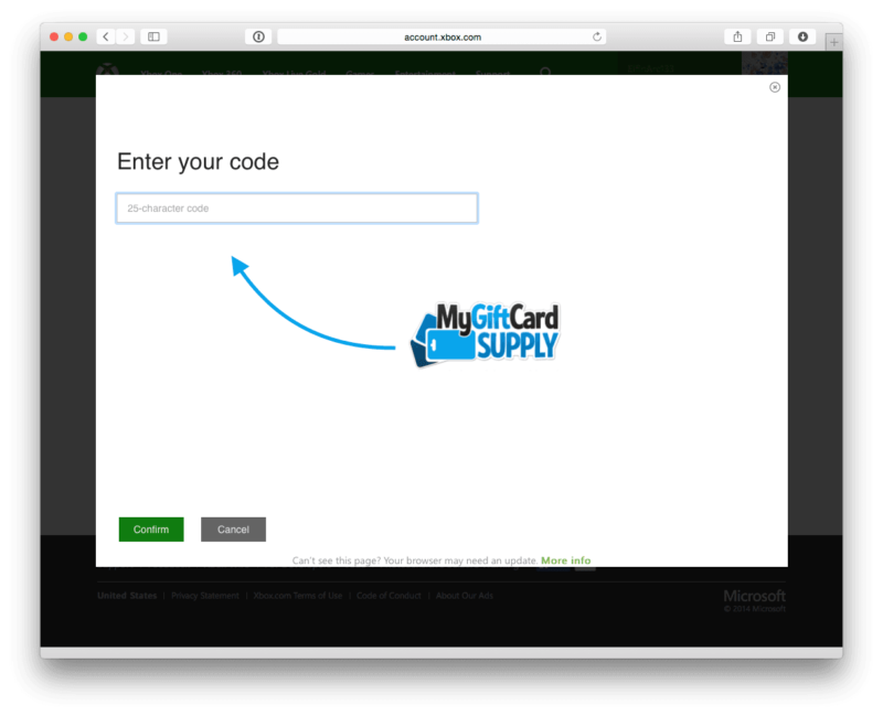 How To Redeem Your Xbox Live Gold Gift Card - MyGiftCardSupply