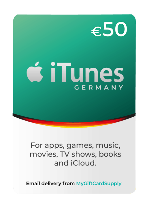 Buy German iTunes Gift Cards 24/7 Email Delivery