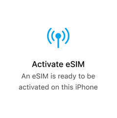 Activate your eSIM
